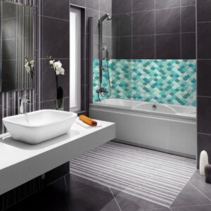 crédence baignoire écailles