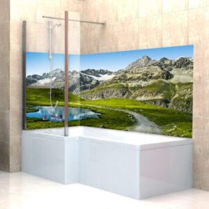 crédence baignoire montagne