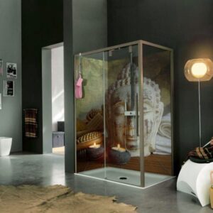 panneau mural douche ambiance bouddha