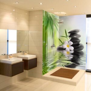 panneau mural douche harmonie naturelle