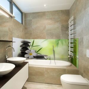 crédence baignoire harmonie naturelle