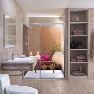 panneau mural douche hammam