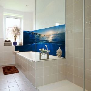 crédence baignoire océan