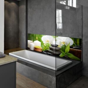 crédence baignoire spa naturel