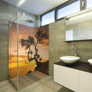 panneau mural douche sérénité