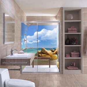 panneau mural douche seychelles