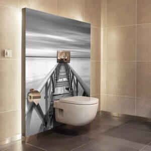 panneau mural salle de bains Bridge to the infinitive