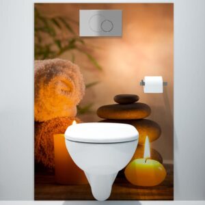 panneau mural salle de bains détente profonde