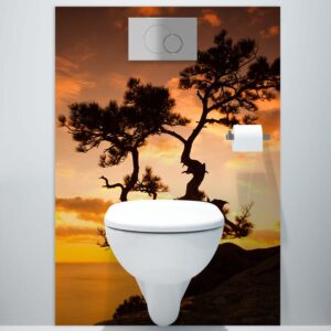 panneau mural salle de bains sérénité