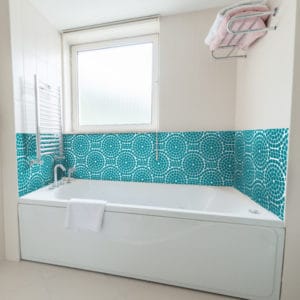 crédence baignoire odyssée bleue