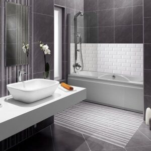 crédence baignoire carreaux de métro