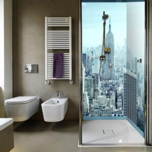 panneau mural douche horizon