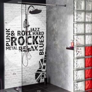 panneau mural douche urban music