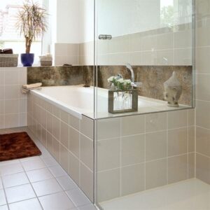 crédence baignoire rust