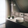 panneau décoratif Factory salle de bains finition mate ou brillante, aspect matière.