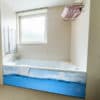 panneau aluminium composite pour salle de bains, décor Grand Bleu