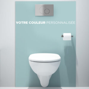 panneau mural salle de bains couleur personnalisée