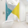 Habillage mur salle de bains, crédence étanche et décorative, ambiance aspect matière, Peinture Tricolore