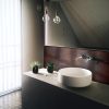 Crédence effet métal rouillé salle de bains aluminium composite, aspect mat ou brillant, dimensions personnalisables