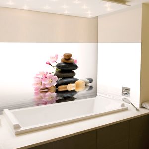 crédence baignoire équilibre zen