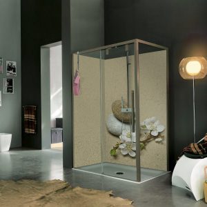 panneau mural douche minéral naturel