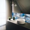 décoration mural salle de bains décor Blue Sky, ambiance Nature, dimensions personnalisables