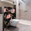 Habillage mur wc, crédence étanche et décorative, ambiance urban chic, english style