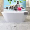 crédence baignoire Feng Shui, rénovation et embellissement salle de bains sans travaux
