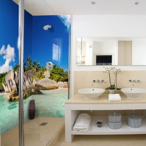 panneau mural douche source naturelle