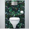Habillage mur wc, panneau décoratif ambiance nature
