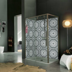panneau mural douche motif orientale