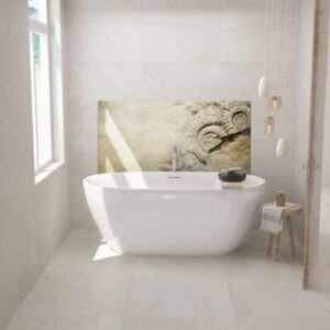 Crédence baignoire corail